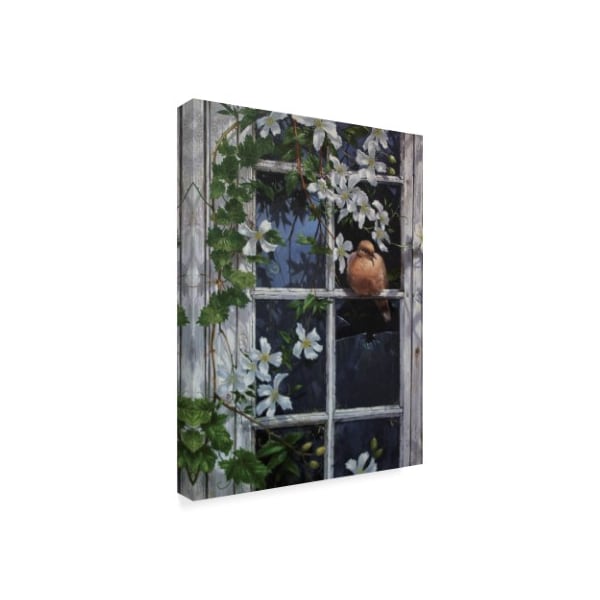 Michael Jackson 'Floral Window' Canvas Art,35x47